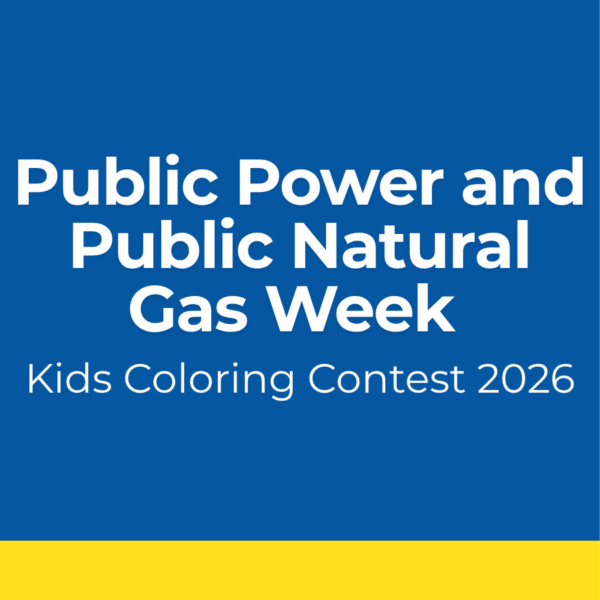 Kids Coloring Contest- Website Public Power and Public Natural Gas week. Kids Coloring Contest 2026